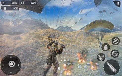 士兵英雄突击战争截图(1)