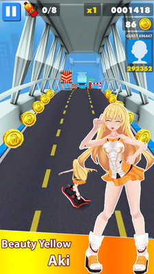 地铁美女跑酷截图(3)