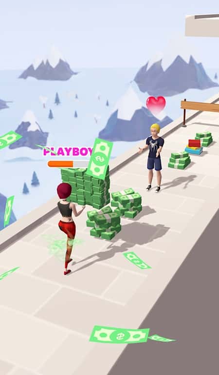 富有的种族金钱赛跑3D截图(1)