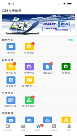 武鸣电子政务截图(1)