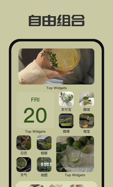 元气主题小组件截图(1)