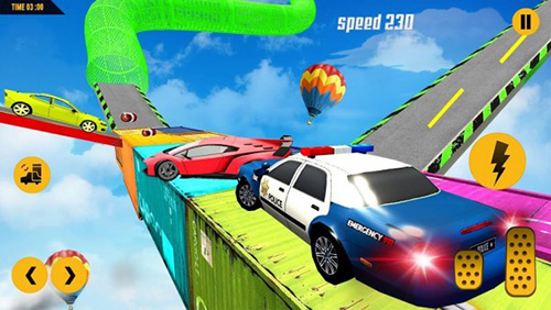 警方追车截图(2)